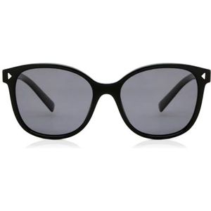Prada Gepolariseerde vierkante zonnebril , Black , unisex , Maat: 53 MM