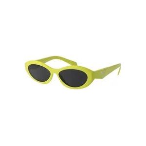 Prada Stijlvolle zonnebril met 0PR 26Zs , Green , Dames , Maat: 55 MM