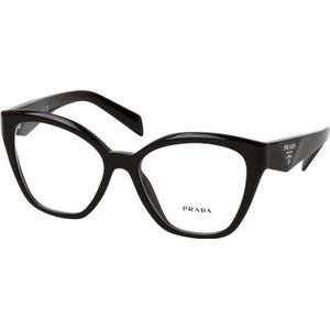 Prada, Glasses Zwart, Dames, Maat:54 MM