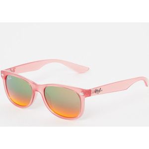 Ray-Ban Junior New Wayfarer Summer Capsule Rj9052S 7145A8 47 - vierkant zonnebrillen, kinderen, rood, spiegelend