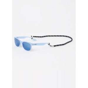 Ray-Ban Junior New Wayfarer RJ9052S - Vierkant Blauw Spiegel glazen