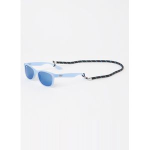 Ray-Ban Junior New Wayfarer Summer Capsule Rj9052S 714855 47 - vierkant zonnebrillen, kinderen, blauw, spiegelend