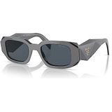 Prada Zwarte zonnebril met originele hoes , Gray , Dames , Maat: 49 MM