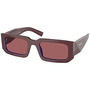Prada Stijlvolle zonnebril met stijl en duurzaamheid , Red , unisex , Maat: 53 MM