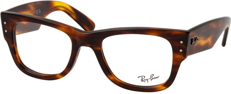 Ray-Ban - RX0840V Mega Wayfarer - Optische Monturen - Bruin Transparant - Vierkant