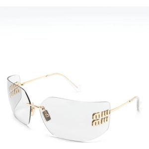 Miu Miu MU54YS 5AK30B - Zonnebril - Lichtgrijs - Metaal