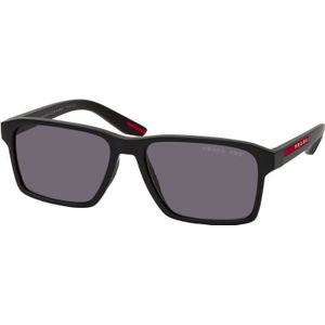 Prada Gepolariseerde zonnebril Ps05Ys Dg002G , Black , unisex , Maat: 58 MM