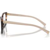 Prada - Optical Frame - Accessoire - Bruin - Acetaat - Vierkante Vorm