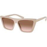 Prada Stijlvolle zonnebrillen voor vrouwen , Beige , Dames , Maat: 55 MM