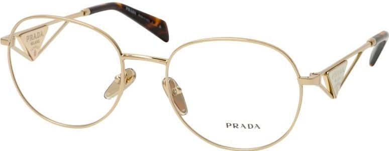 Prada - PR A50V - Bril - Goudkleurig - Metaal