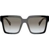 Prada Vierkante zonnebril - UV400-bescherming , Multicolor , unisex , Maat: 56 MM