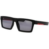 Prada Stijlvolle zonnebril met 0PS 02Zsu , Black , Heren , Maat: 55 MM