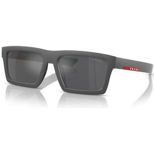 Prada Sportieve zonnebril met spiegelglazen , Gray , unisex , Maat: 55 MM