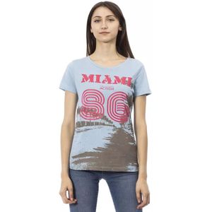 Miami 86 Graphic T-shirt Korte Mouw Ronde Hals T-shirt