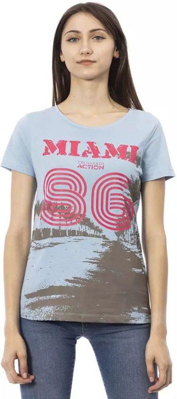 Miami 86 Graphic T-shirt Korte Mouw Ronde Hals T-shirt