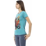 Abstracte Print T-shirt Casual Tee