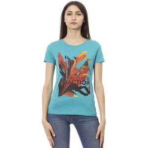 Abstracte Print T-shirt Casual Tee