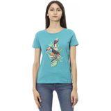 Trussardi - Action - T-shirt - Lichtblauw - Dames