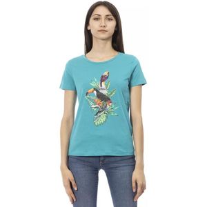 Trussardi - Action - T-shirt - Lichtblauw - Dames