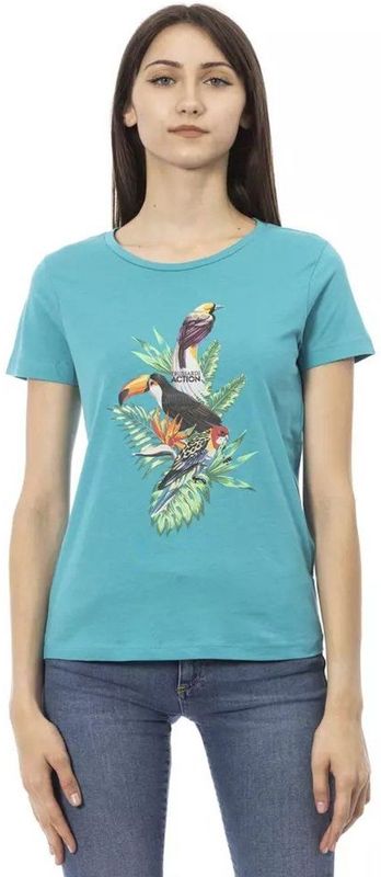 Trussardi - Action - T-shirt - Lichtblauw - Dames