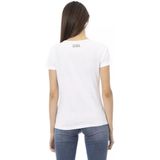 Trussardi - Action - T-shirt - Wit - Katoen/Viscose