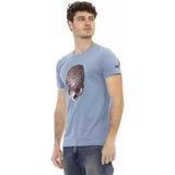 Trussardi - Action - T-shirt - Lichtblauw - Katoen