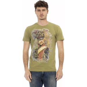 Militaire Print T-shirt Casual Ronde Hals Tee