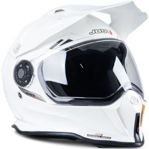 Adventure Helm Just1 J14 Solid Adventure Wit