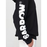 Barrowunisex. S5BWUAHS086 Sweatshirt Band wit (L), Casual, Katoen, Lange mouwen