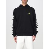 Barrowunisex. S5BWUAHS086 Sweatshirt Band wit (L), Casual, Katoen, Lange mouwen