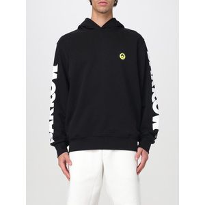 Barrowunisex. S5BWUAHS086 Sweatshirt Band wit (L), Casual, Katoen, Lange mouwen