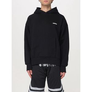 Barrowunisex. S5BWUAHS151 Sweater Logo Bear zwart (L), Casual, Katoen, Lange mouwen