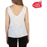 Armani Jeans - Mouwloze Top - Wit - 100% Viscose