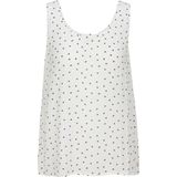 Armani Jeans - Mouwloze Top - Wit - 100% Viscose