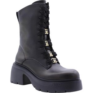 Liu Jo, Schoenen, Dames, Zwart, 40 EU, Leer, Veterschoenen