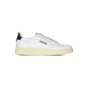 Autry Witte Sneakers , White , Heren , Maat: 45 EU