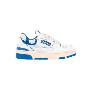 Autry Heren CLC Low Sneaker Wit/Blauw , White , Heren , Maat: 45 EU