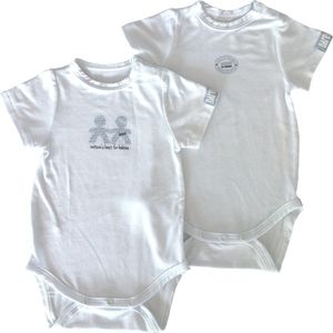 Bamboom - Romper - Wit - Bamboe Jersey Elastine