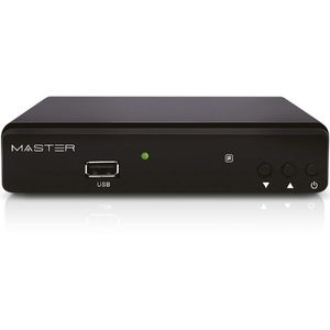 Master ZAP2610MH-X (DVB-T2), TV-ontvanger, Zwart