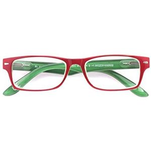Leesbril Kansas Rood-Groen +3,50