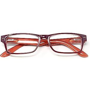Leesbril Kansas Paars-Oranje +3,00