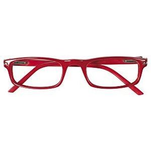 El Charro Virginia gecertificeerde leesbril, rood, diotttria 2,00