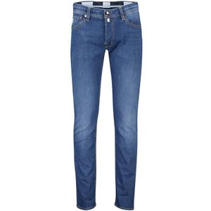 Tramarossa jeans blauw effen denim Leonardo slim fit