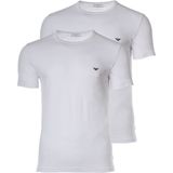 Emporio Armani 2P O-hals shirts stretch wit