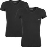 Emporio Armani Unterziehshirt CC717 Stretch Cotton (Packung, 2-St., 2er-Pack) Herren T-Shirt Kurzarm V-Neck Unterhemd figurbetont im 2er-Pack