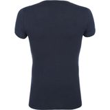 Emporio Armani 2P V-hals shirts stretch blauw