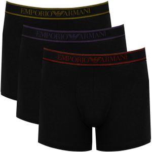 Emporio Armani Boxershorts - 3 Pack - Zwart - Katoen