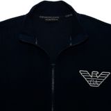 Gebreid Vest - Effen - Normale Pasvorm - Lange Mouw - Opstaande Kraag