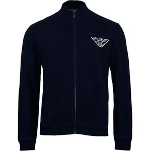 Gebreid Vest - Effen - Normale Pasvorm - Lange Mouw - Opstaande Kraag