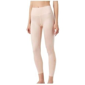 Emporio Armani Iconic Dameslegging met hoge taille, microvezel, nude, XL